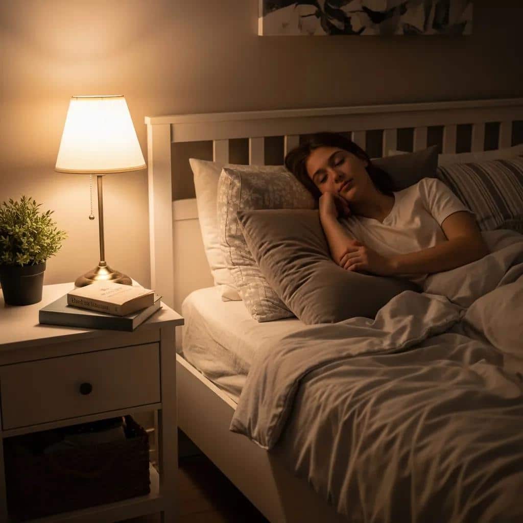 Teenager relaxing in a cozy bedroom, symbolizing coping strategies for depression